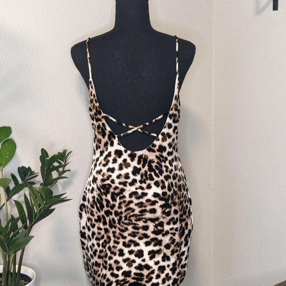 Urban Renewal Vintage Leopard Print Mini Dress - Picture 2 of 6